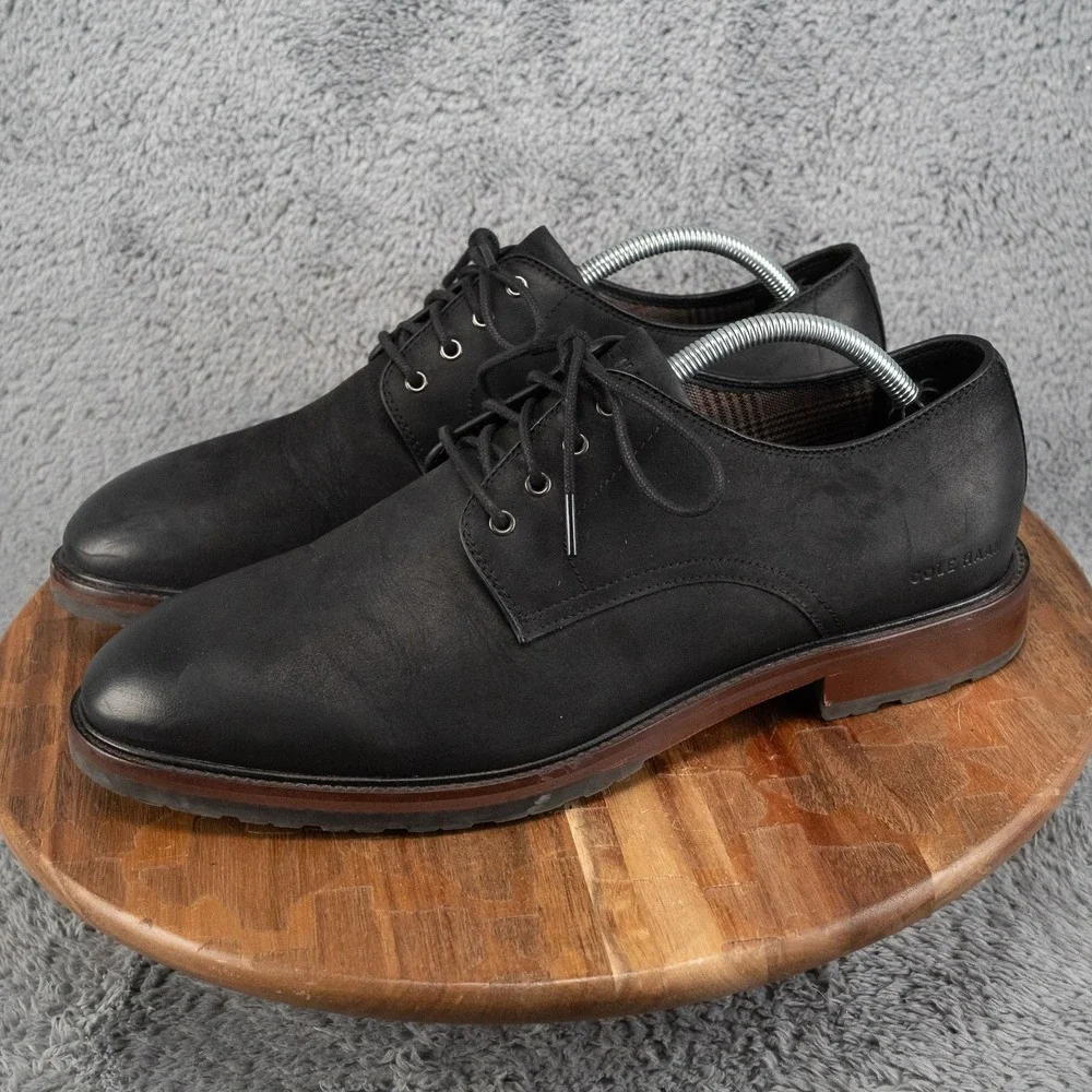 Cole Haan Berkshire Men's Plain Toe Water Resistant Dress Shoes Size 11 M C38844
